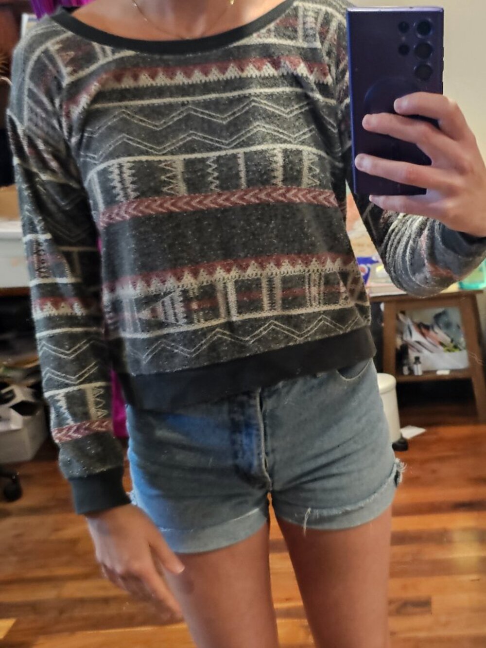 Billabong Geometric Knit Sweater